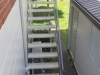Metal 12 steps stair rail dip galvanized 2