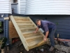 Entrance wooden stairs and railing replacement at Koraha St Remuera 11