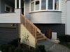 Entrance wooden stairs and railing replacement at Koraha St Remuera 17