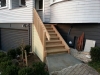 Entrance wooden stairs and railing replacement at Koraha St Remuera 18