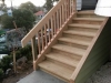 Entrance wooden stairs and railing replacement at Koraha St Remuera 19