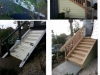 Entrance wooden stairs and railing replacement at Koraha St Remuera 2