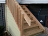 Entrance wooden stairs and railing replacement at Koraha St Remuera 29