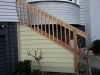 Entrance wooden stairs and railing replacement at Koraha St Remuera 30