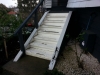 Entrance wooden stairs and railing replacement at Koraha St Remuera 6