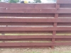 Water Blasted Fence and Painted Before and After 4